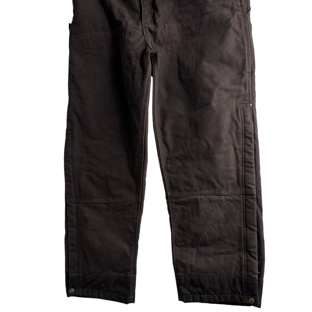 Carhartt Dark Brown Bib Overalls XL 104031 - Picture 11 of 16